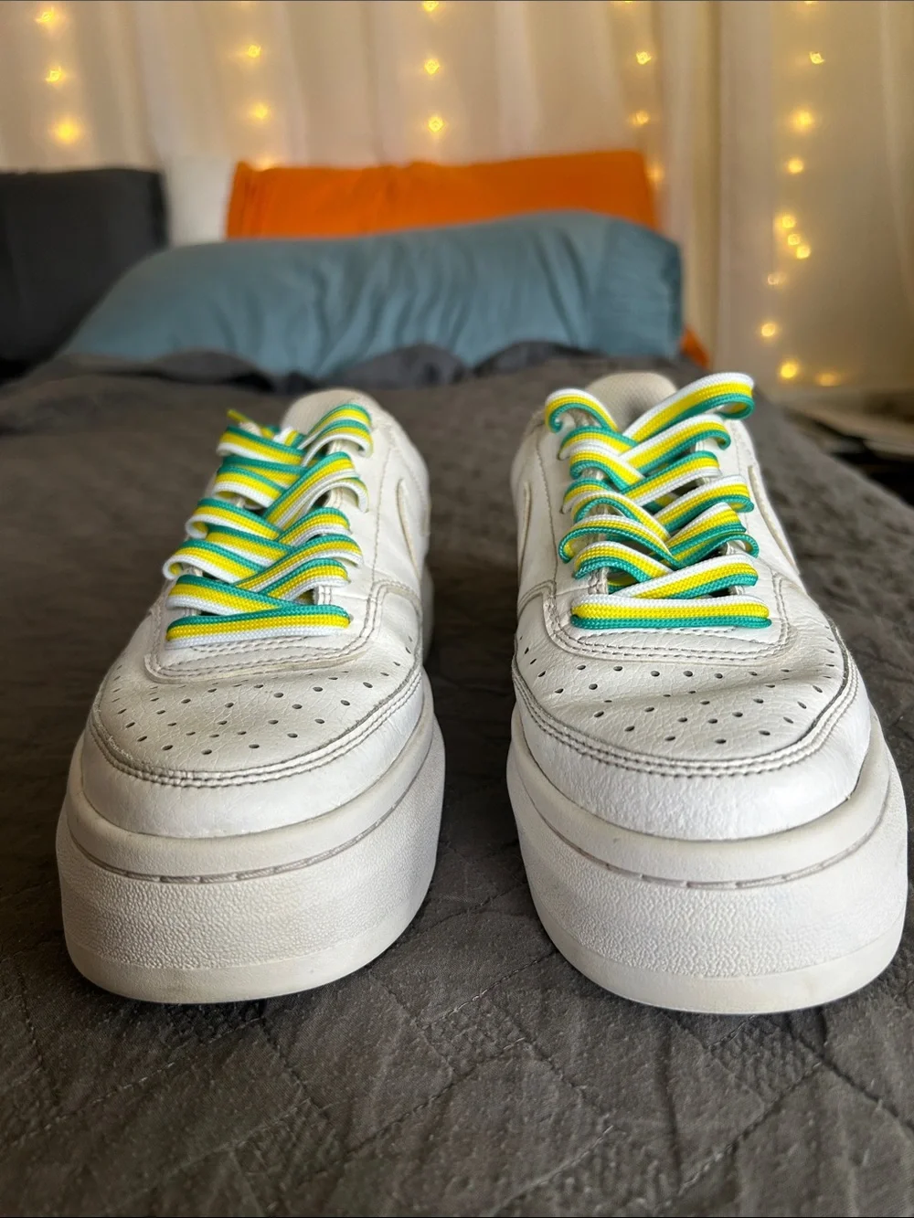 Nike Air Force 1 platforms women’s size 9